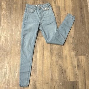 Blue forever21 leggings worn once no rips or snags
